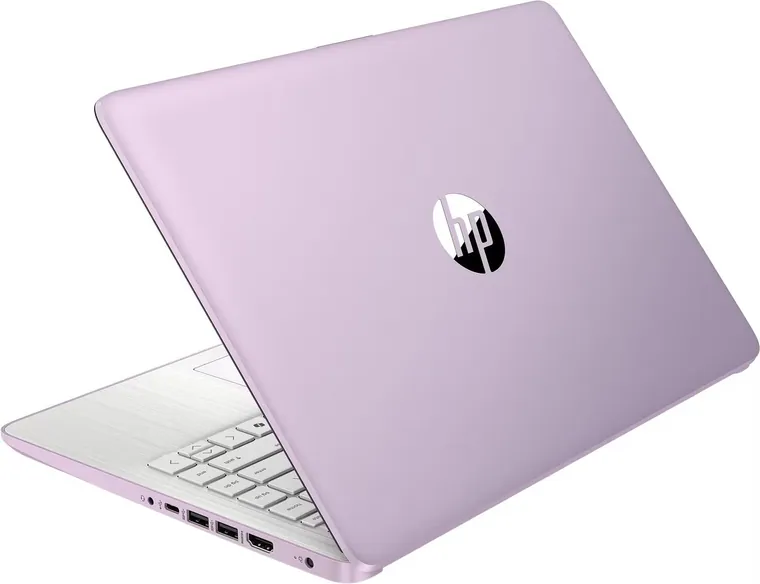 HP 14″ — Honey Lavender 14-dq6014dx, back and lid