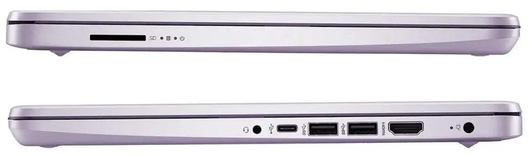 HP 14″ — Honey Lavender 14-dq6014dx, side ports
