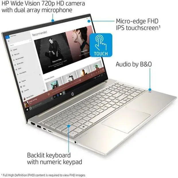 HP Pavilion 15 15-eg0070wm, product in use