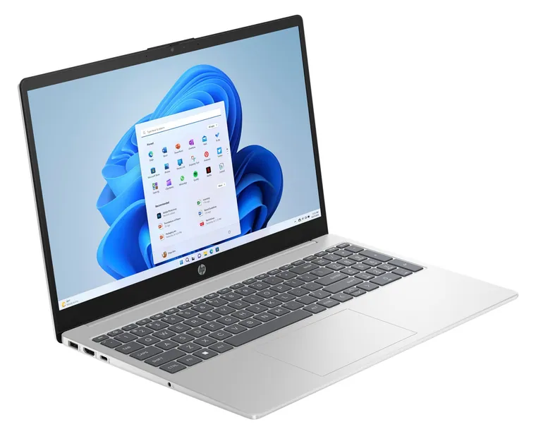 HP 15 (Ryzen 7) 15-fc0047wm, front-right view