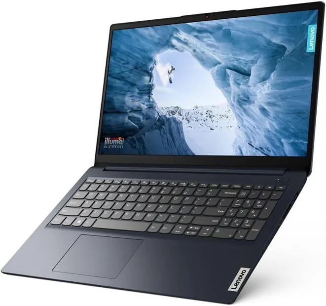Lenovo IdeaPad 1 15″ (Ryzen 5) 82VG00WXUS, front-right view