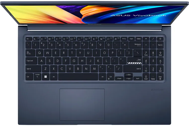 ASUS Vivobook 15 (Core i9) F1502VA-SB96, keyboard and touchpad view