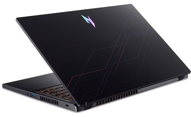 Acer Nitro V 15 ANV15-52-57BB, Back, left side and lid