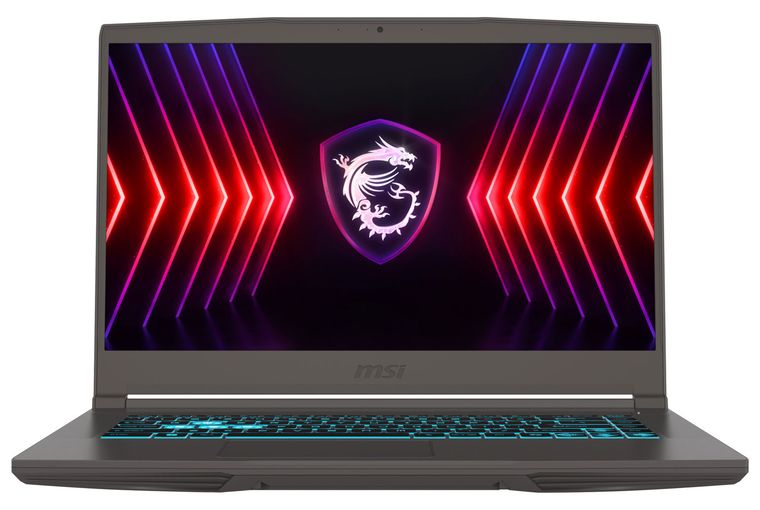 MSI Thin 15 B13UC-1000US, Straight-on view