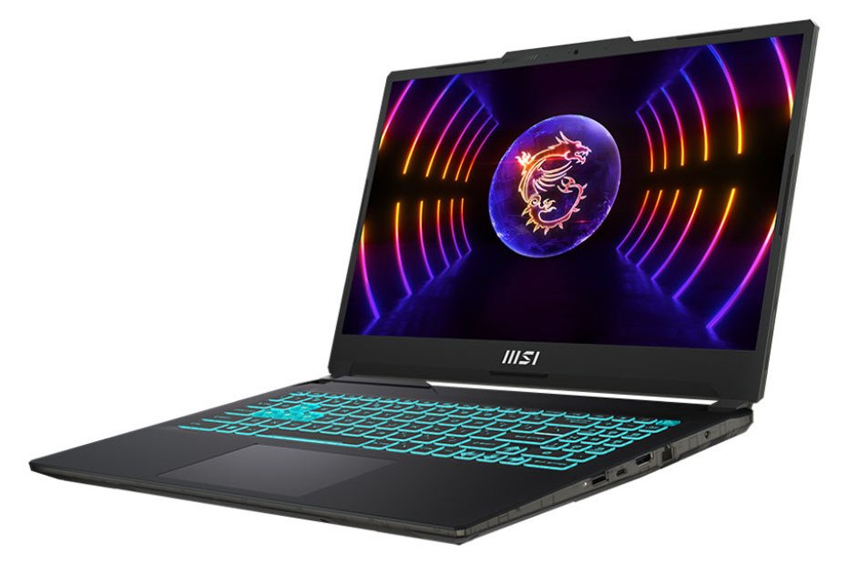 MSI Cyborg 15 A12VF-272US, Front-left three-quarter view